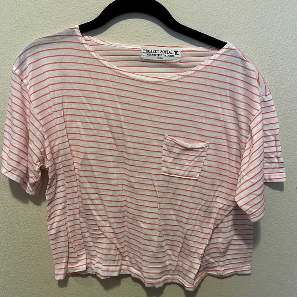 Project Social lined crop top